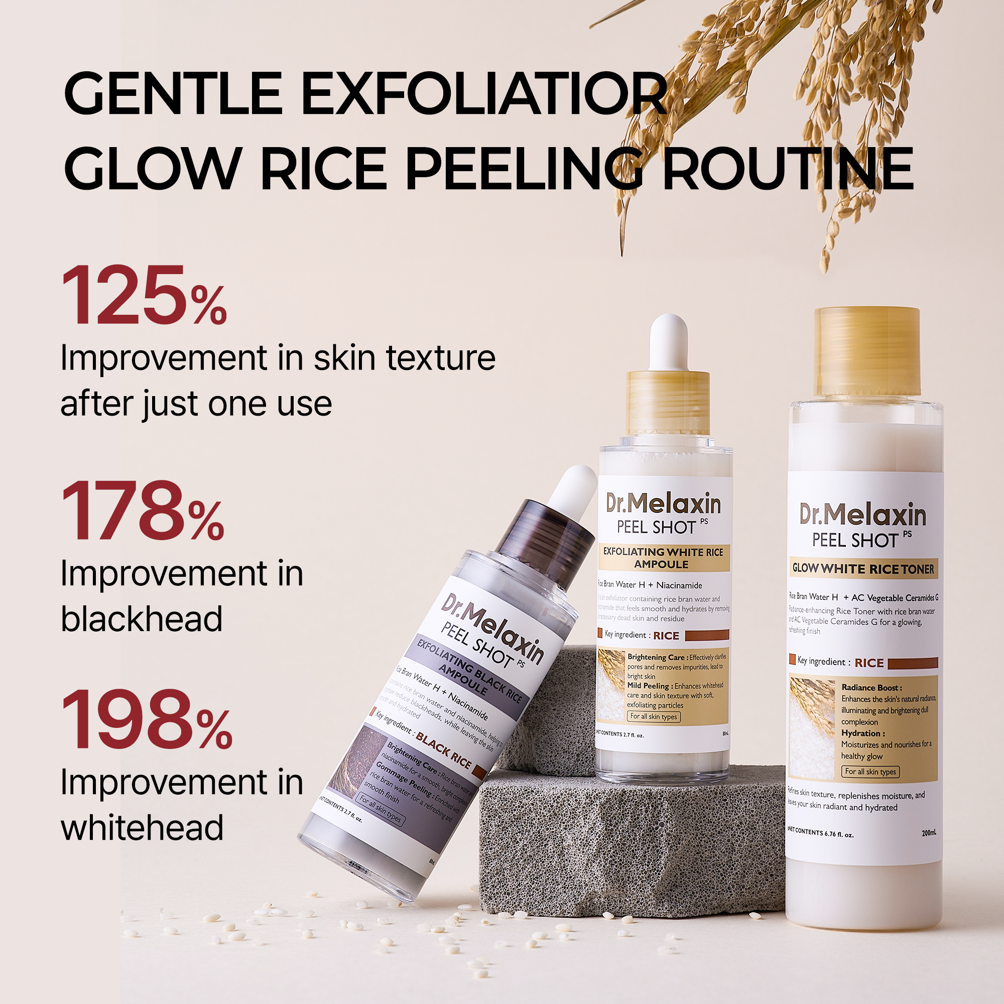 Peel Shot Exfoliating Glow Rice Line - image 4